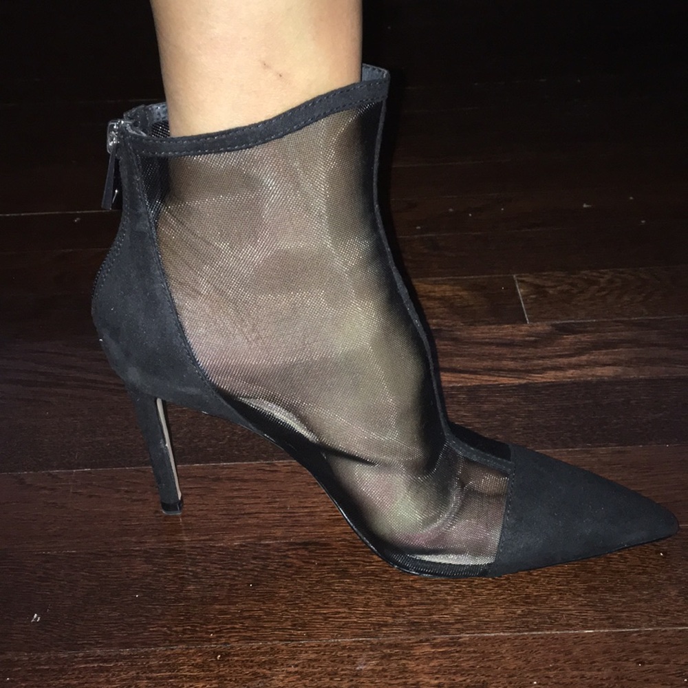 Zara sheer heels